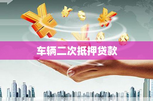 秀水车辆二次抵押贷款