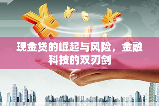 秀水现金贷的崛起与风险，金融科技的双刃剑