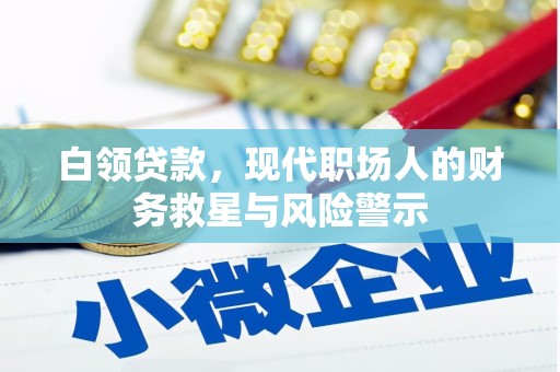 秀水白领贷款，现代职场人的财务救星与风险警示
