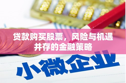 秀水贷款购买股票，风险与机遇并存的金融策略