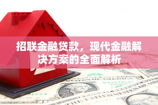 秀水招联金融贷款，现代金融解决方案的全面解析