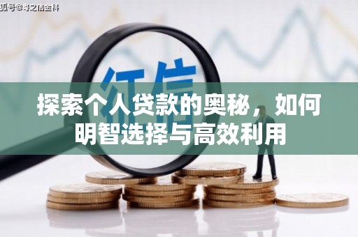秀水探索个人贷款的奥秘，如何明智选择与高效利用