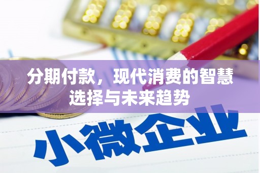 秀水分期付款，现代消费的智慧选择与未来趋势