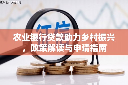 秀水农业银行贷款助力乡村振兴，政策解读与申请指南