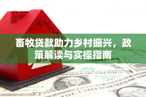秀水畜牧贷款助力乡村振兴，政策解读与实操指南