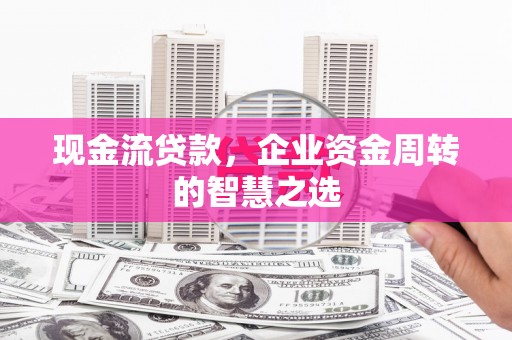 秀水现金流贷款，企业资金周转的智慧之选
